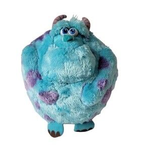 Ty beanie ballz Sulley monsters blue purple plush 8" stuffed animal toy